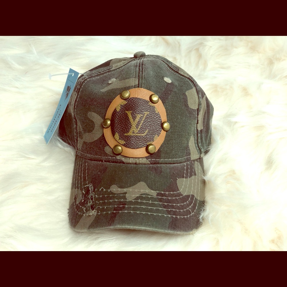 Upcycled Authentic Louis Vuitton cap